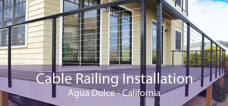 Cable Railing Installation Agua Dulce - California