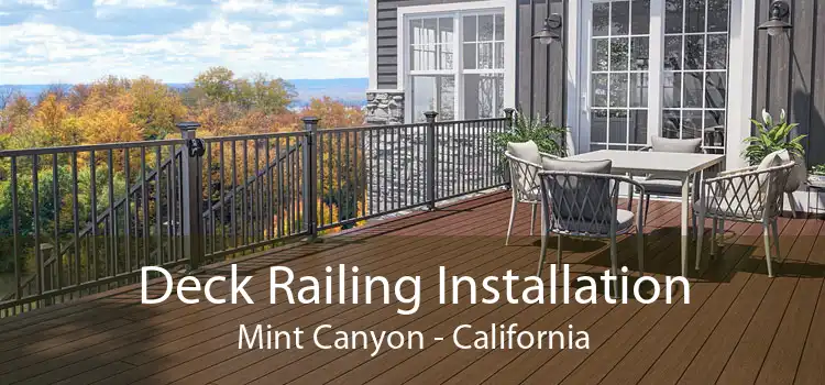 Deck Railing Installation Mint Canyon - California