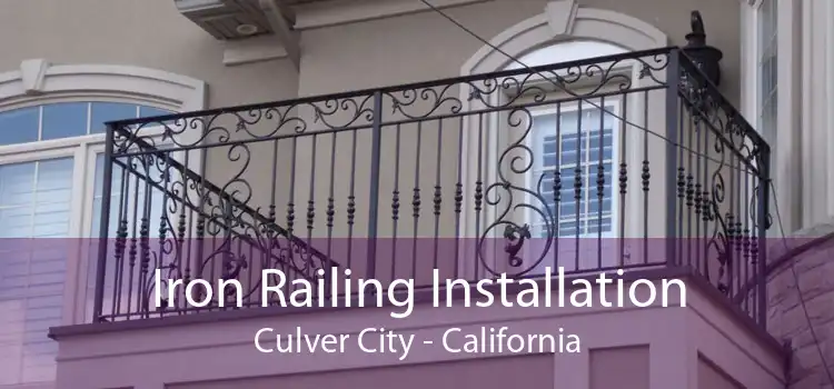 Iron Railing Installation Culver City - California