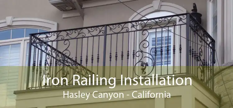 Iron Railing Installation Hasley Canyon - California