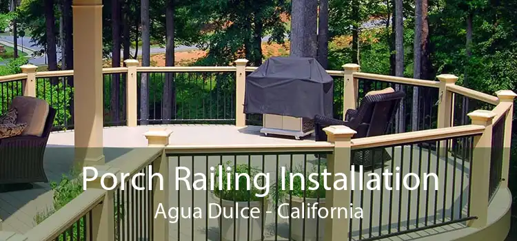 Porch Railing Installation Agua Dulce - California