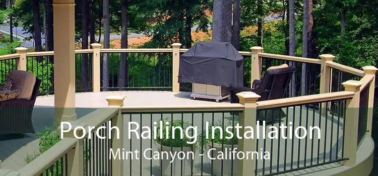 Porch Railing Installation Mint Canyon - California