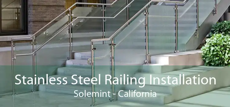 Stainless Steel Railing Installation Solemint - California